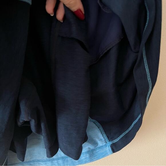 Title Nine Double Down Blue Workout Dress - Picture 10 of 15